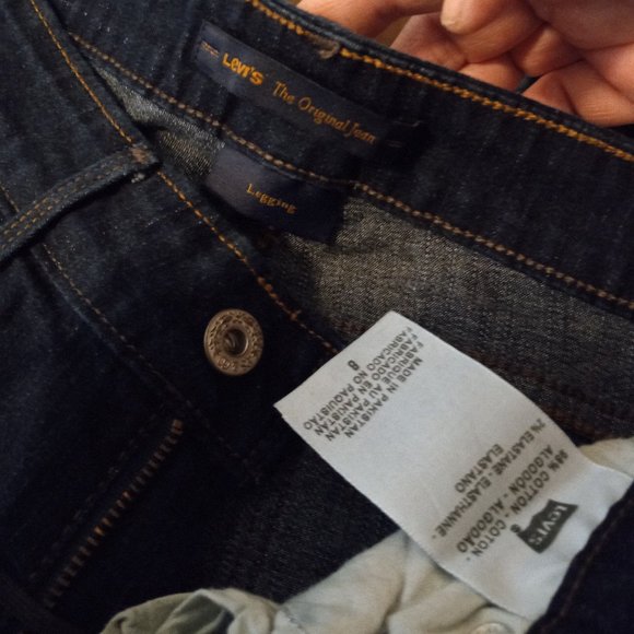 Levi's  Legging, dark Wash, size 8 - Picture 3 of 3